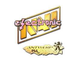 Sticker | electronic (Holo) | Antwerp 2022 image