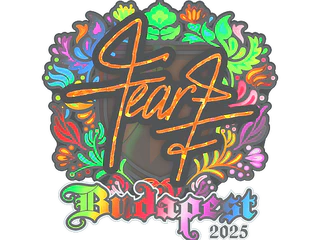 Sticker | fEAR (Holo) | Budapest 2025