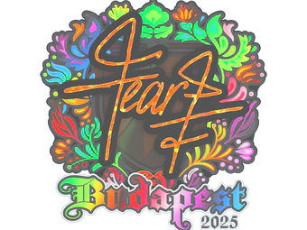 Sticker | fEAR (Holo) | Budapest 2025 image