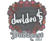 Sticker | dav1deuS | Budapest 2025 image