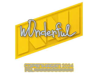 Sticker | w0nderful | Copenhagen 2024