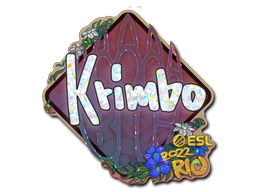 Sticker | Krimbo (Glitter) | Rio 2022 image
