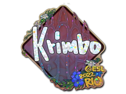 Sticker | Krimbo (Glitter) | Rio 2022 image