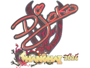 Sticker | Djoko (Holo) | Shanghai 2024 image