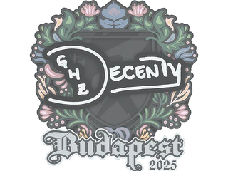 Sticker | decenty | Budapest 2025