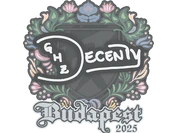 Sticker | decenty | Budapest 2025 image