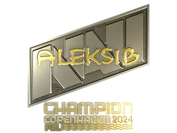 Sticker | Aleksib (Gold, Champion) | Copenhagen 2024 image