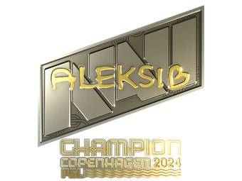 Sticker | Aleksib (Gold, Champion) | Copenhagen 2024 image