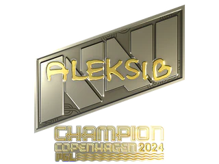 Sticker | Aleksib (Gold, Champion) | Copenhagen 2024