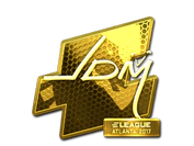 Sticker | jdm64 (Gold) | Atlanta 2017 image