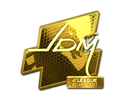 Sticker | jdm64 (Gold) | Atlanta 2017 image
