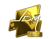 Sticker | jdm64 (Gold) | Atlanta 2017 image