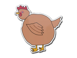 Sticker | Poorly Drawn Chicken image