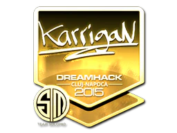 Sticker | karrigan (Gold) | Cluj-Napoca 2015 image