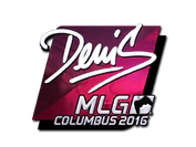 Sticker | denis (Foil) | MLG Columbus 2016 image