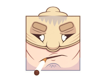 Sticker | Bum A Smoke image