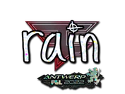 Sticker | rain (Glitter) | Antwerp 2022 image