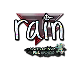 Sticker | rain (Glitter) | Antwerp 2022 image