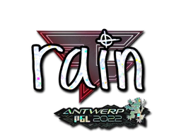 Sticker | rain (Glitter) | Antwerp 2022 image