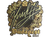 Sticker | yuurih (Gold) | Budapest 2025 image