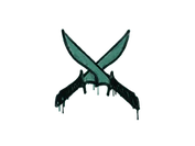 Sealed Graffiti | X-Knives (Frog Green) image