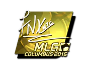 Sticker | fnx (Gold) | MLG Columbus 2016 image
