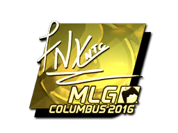 Sticker | fnx (Gold) | MLG Columbus 2016 image