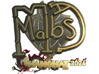 Sticker | malbsMd (Gold) | Shanghai 2024 image