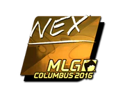 Sticker | nex (Gold) | MLG Columbus 2016 image