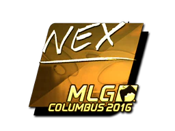 Sticker | nex (Gold) | MLG Columbus 2016