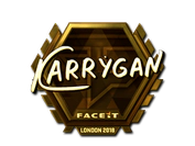 Sticker | karrigan (Gold) | London 2018 image