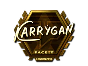 Sticker | karrigan (Gold) | London 2018 image
