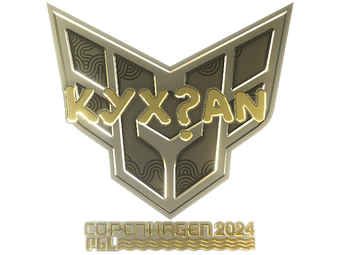 Sticker | kyxsan (Gold) | Copenhagen 2024 image