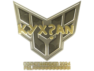 Sticker | kyxsan (Gold) | Copenhagen 2024