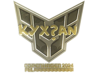 Sticker | kyxsan (Gold) | Copenhagen 2024 image