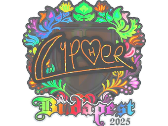 Sticker | Cypher (Holo) | Budapest 2025 image