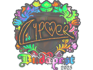Sticker | Cypher (Holo) | Budapest 2025