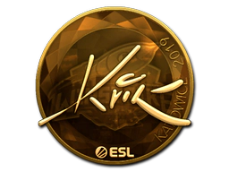 Sticker | Kvik (Gold) | Katowice 2019 image