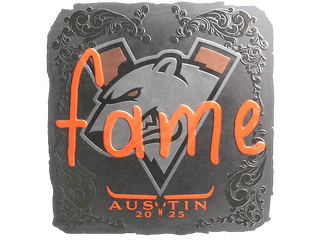 Sticker | fame (Foil) | Austin 2025