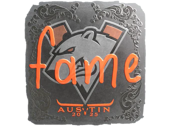 Sticker | fame (Foil) | Austin 2025 image