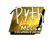 Sticker | pyth (Gold) | MLG Columbus 2016 image