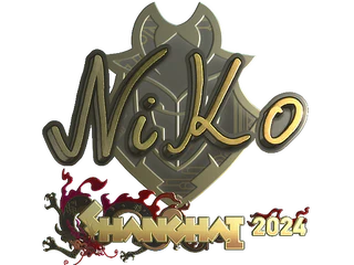 Sticker | NiKo (Gold) | Shanghai 2024