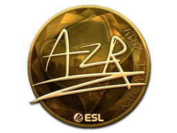 Sticker | AZR (Gold) | Katowice 2019 image