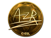 Sticker | AZR (Gold) | Katowice 2019 image