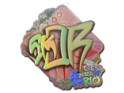 Sticker | sk0R (Holo) | Rio 2022 image