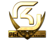 Sticker | SK Gaming (Gold) | Krakow 2017 image
