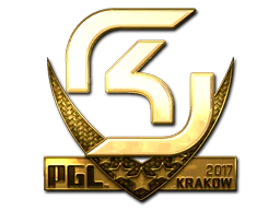 Sticker | SK Gaming (Gold) | Krakow 2017 image