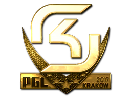 Sticker | SK Gaming (Gold) | Krakow 2017 image
