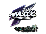 Sticker | max (Glitter) | Antwerp 2022 image
