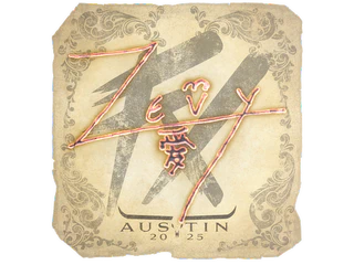 Sticker | zevy | Austin 2025